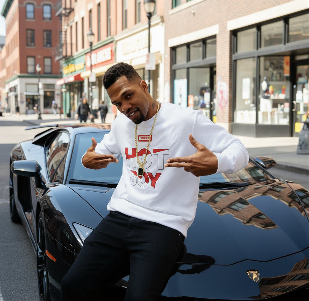 CMALE > 500 DEGREEZ: MEN'S FASHION SWEATSHIRT; CREW NECK; LONG SLEEVE; ORIGINAL DESIGN; VINYL/DTFILM PRINT.