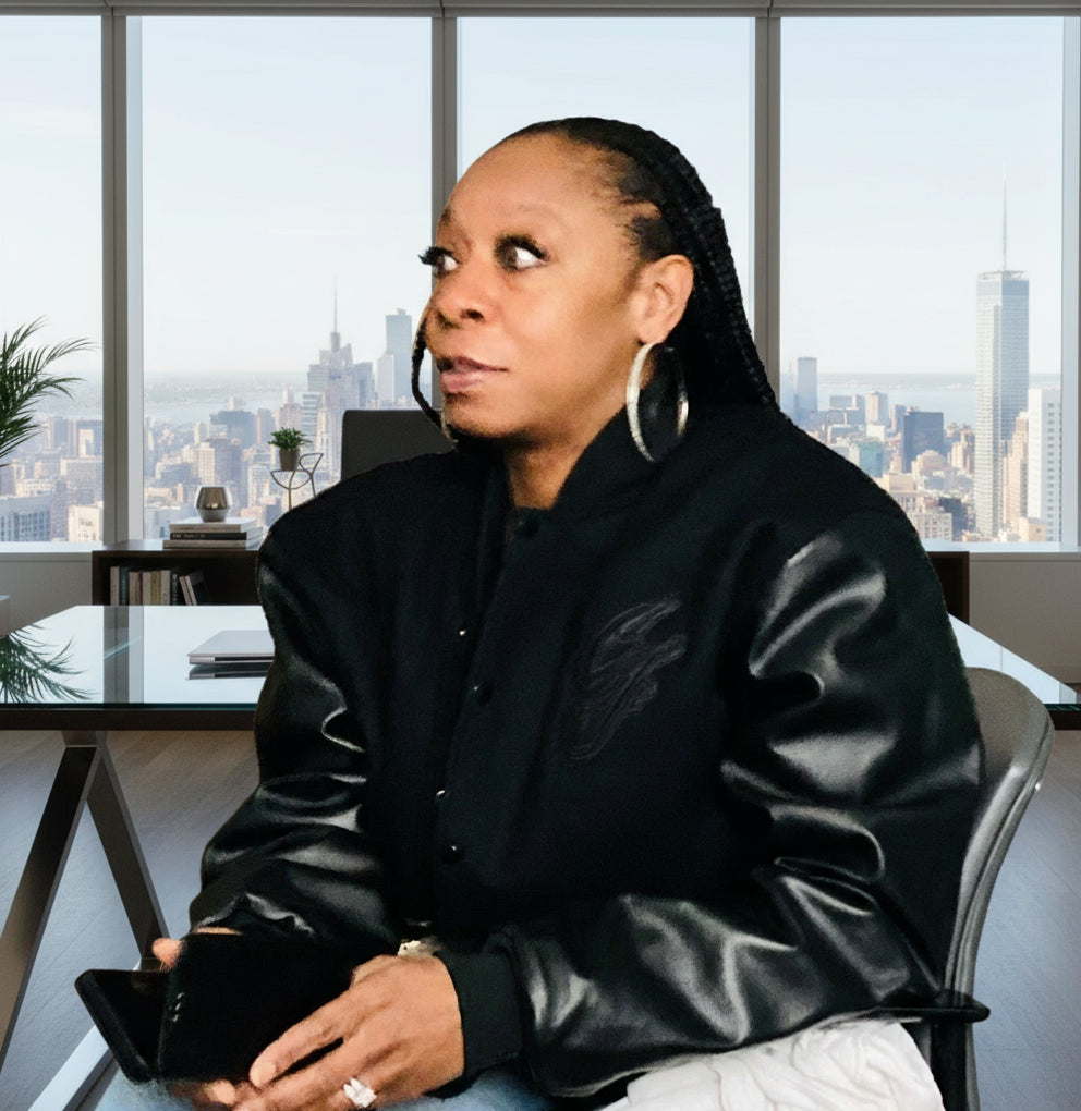 CFEMALE > TEAM CERTIFIED VARSITY JACKET: WOMEN/ GIRLS FASHION GENUINE LEATHER/ WOOL VARSITY JACKET; ORIGINAL DESIGN; APPLIQUE/ EMBROIDERY PRINT.