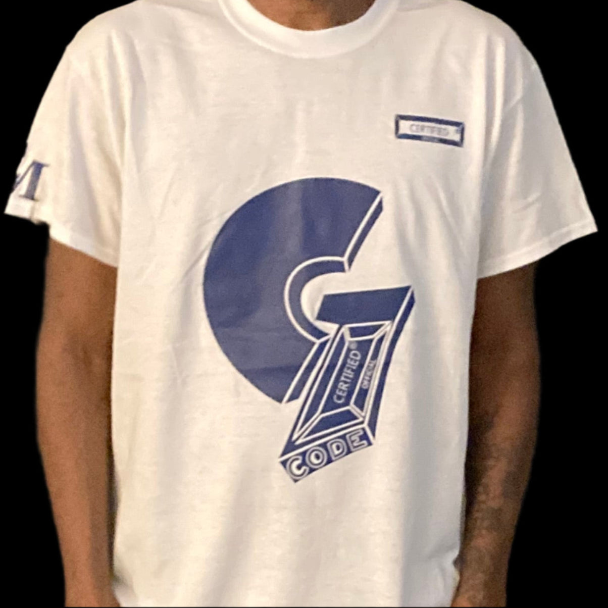 CMALE: G THANG (REMIX) > TY G. EDITION (2020); MEN'S FASHION SLIM FIT CREWNECK SHIRT; SHORT-SLEEVE; SCREEN PRINT.