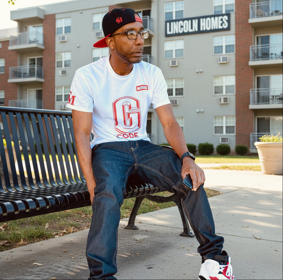 CMALE > G THANG: MEN & BOYS FASHION SLIM FIT CREW NECK SHIRT; ORIGINAL DESIGN; SHORT SLEEVE; VINYL PRINT.