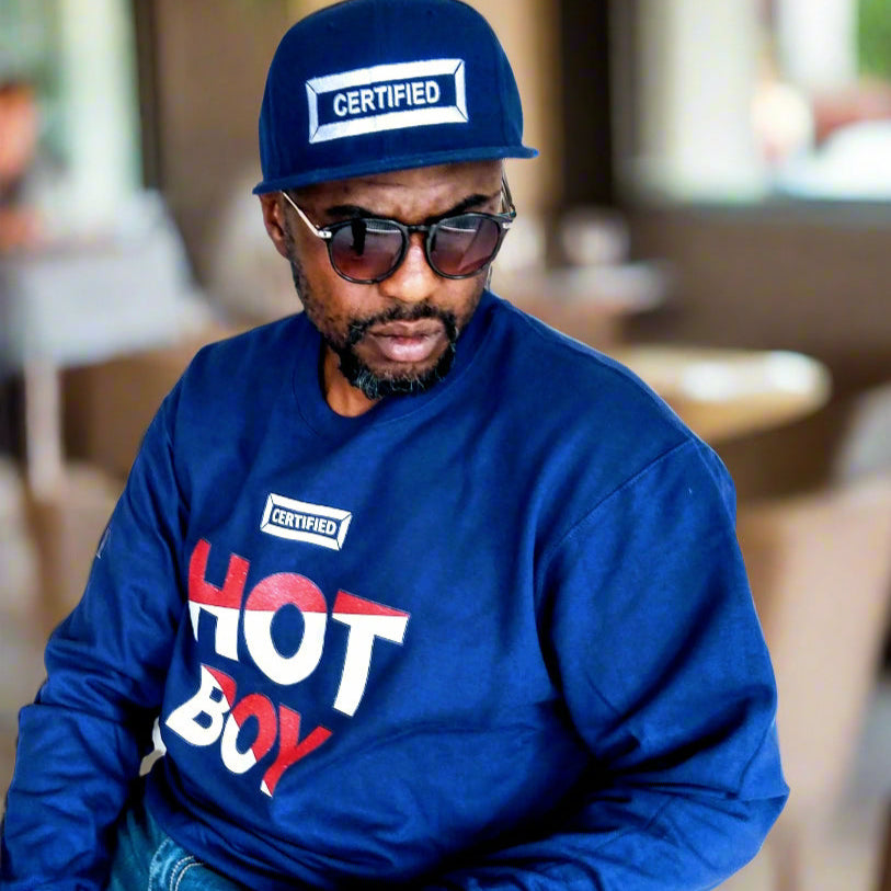 CMALE > 500 DEGREEZ: MEN'S FASHION SWEATSHIRT; CREW NECK; LONG SLEEVE; ORIGINAL DESIGN; VINYL/DTFILM PRINT.