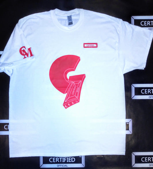 CMALE: G THANG (REMIX) > TY G. EDITION (2020); MEN'S FASHION SLIM FIT CREWNECK SHIRT; SHORT-SLEEVE; SCREEN PRINT.