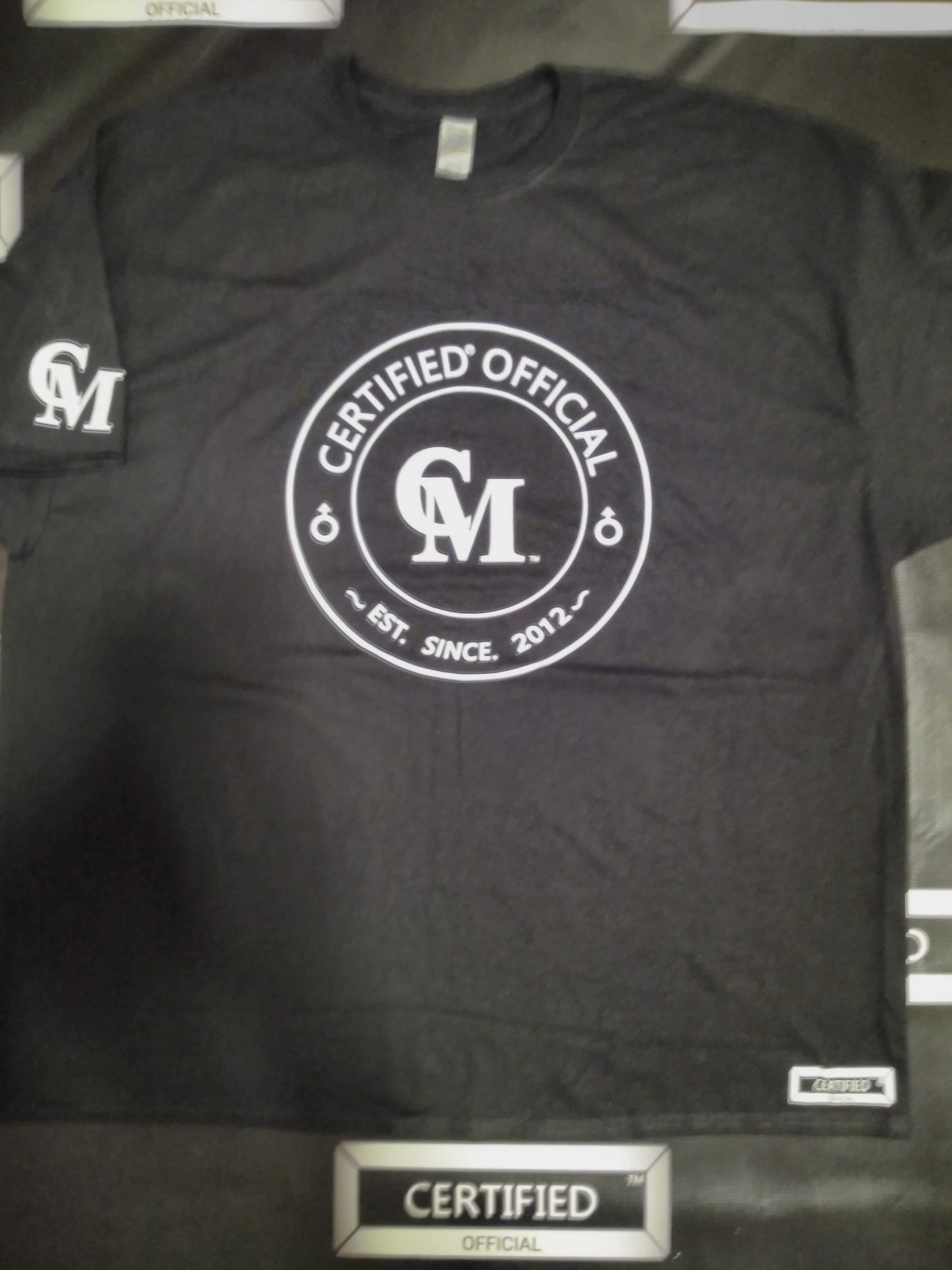 CMALE > SHIRT OF ARMZ: MEN'S FASHION SLIM FIT CREW NECK SHIRT; SHORT SLEEVE; ORIGINAL DESIGN; VINYL PRINT.