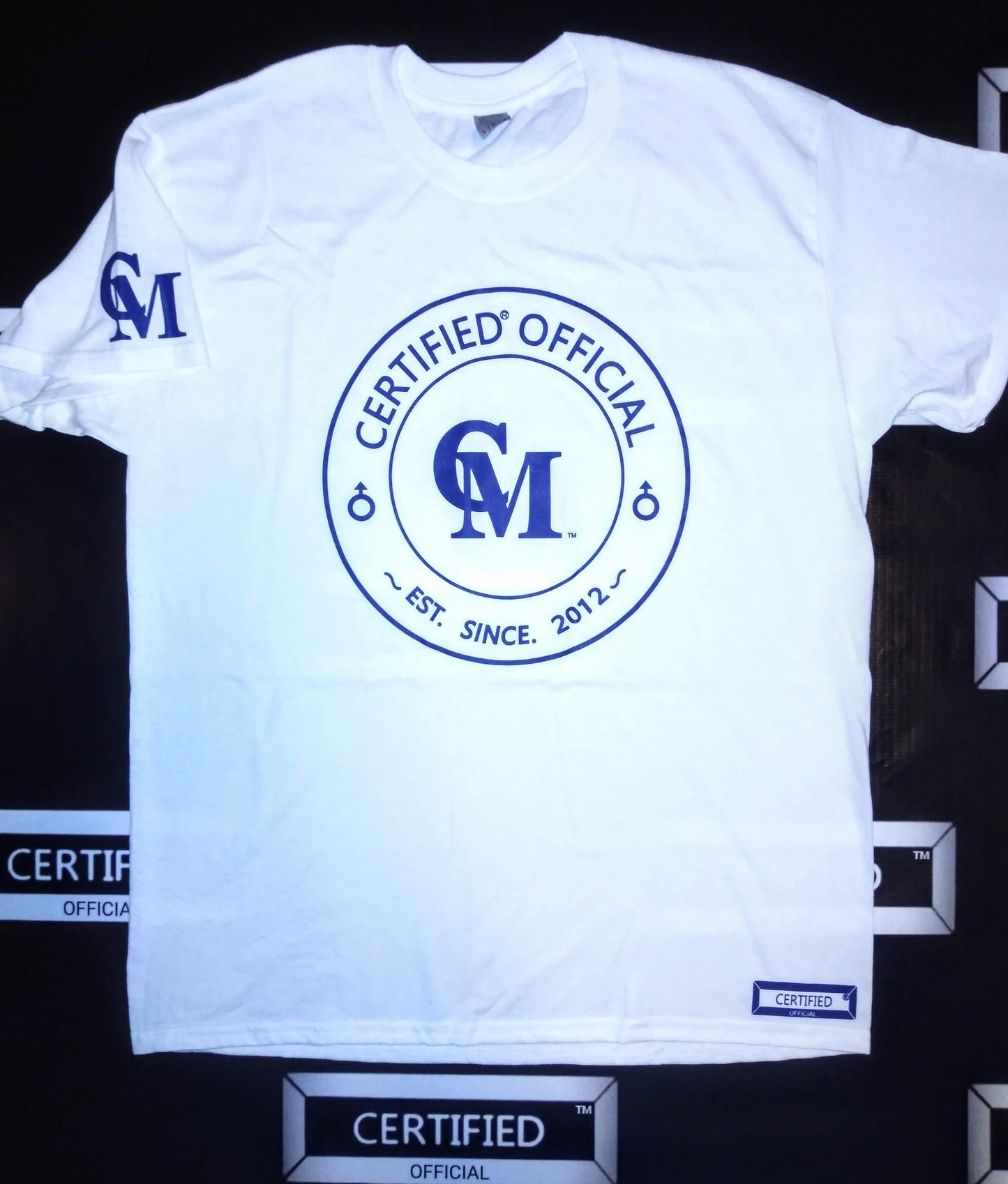 CMALE > SHIRT OF ARMZ: MEN'S FASHION SLIM FIT CREW NECK SHIRT; SHORT SLEEVE; ORIGINAL DESIGN; VINYL PRINT.