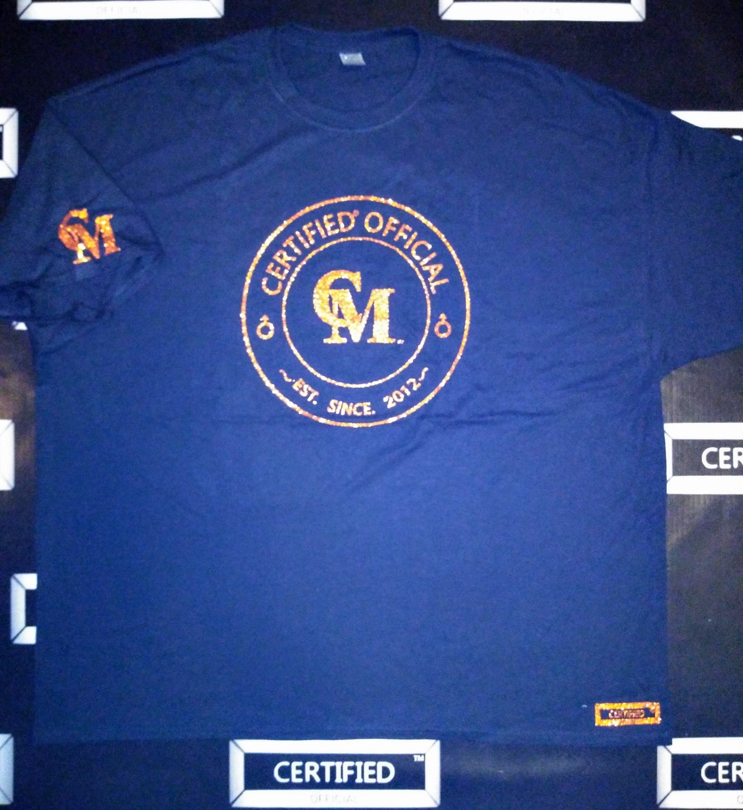 CMALE > SHIRT OF ARMZ: MEN'S FASHION SLIM FIT CREW NECK SHIRT; SHORT SLEEVE; ORIGINAL DESIGN; VINYL PRINT.