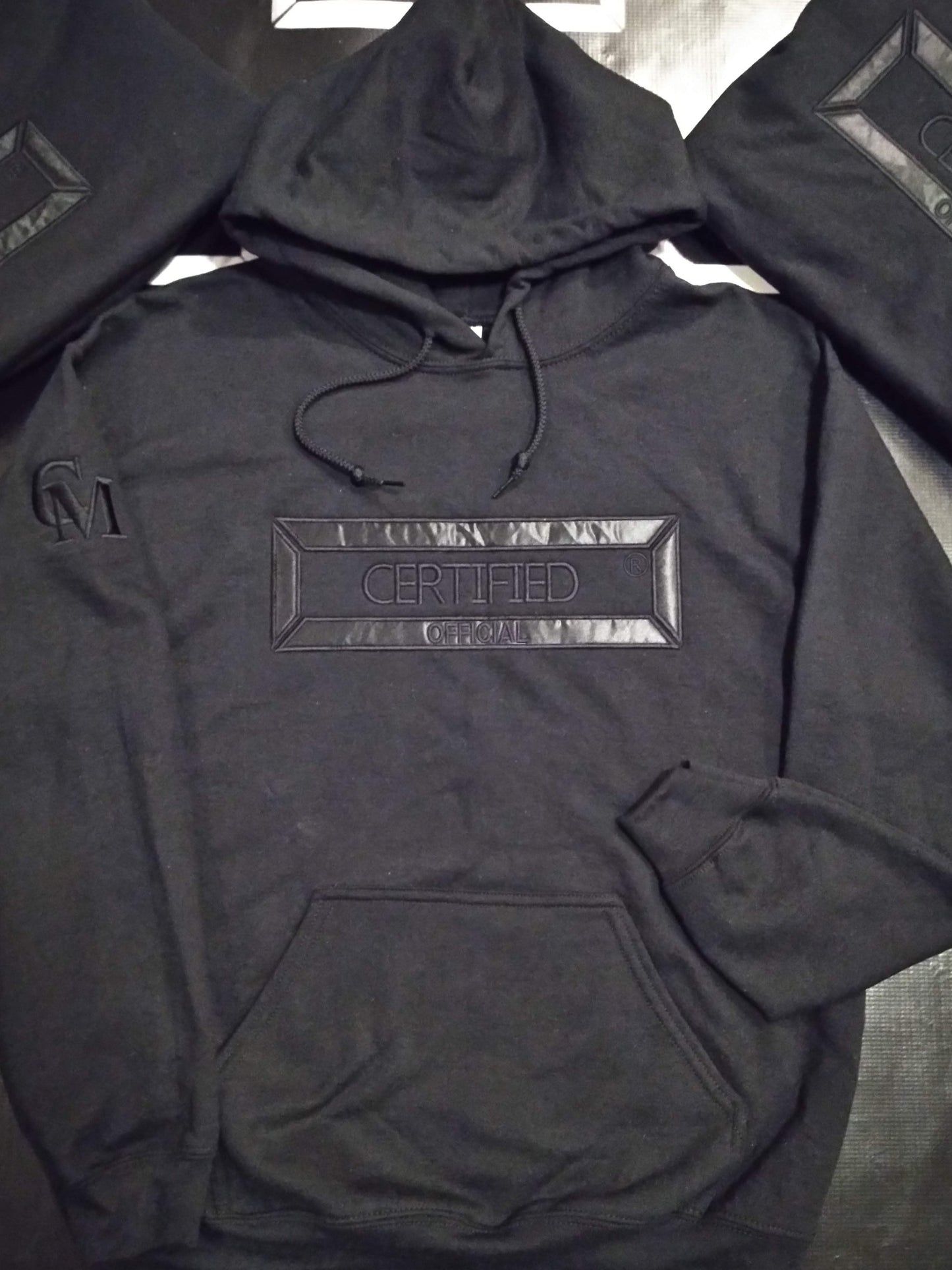 CMALE > EQUALITY: PULLOVER SWEATSHIRT w/ HOOD; HOODIE; LONG SLEEVE; ORIGINAL DESIGN; APPLIQUE PRINT.