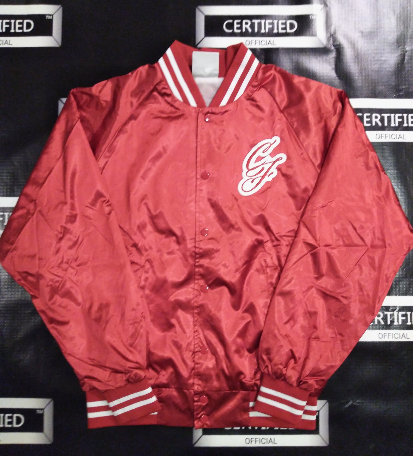 [CERTIFIED] FEMALE: TEAM > WOMEN'S SATIN BASEBALL LETERMAN JACKETS