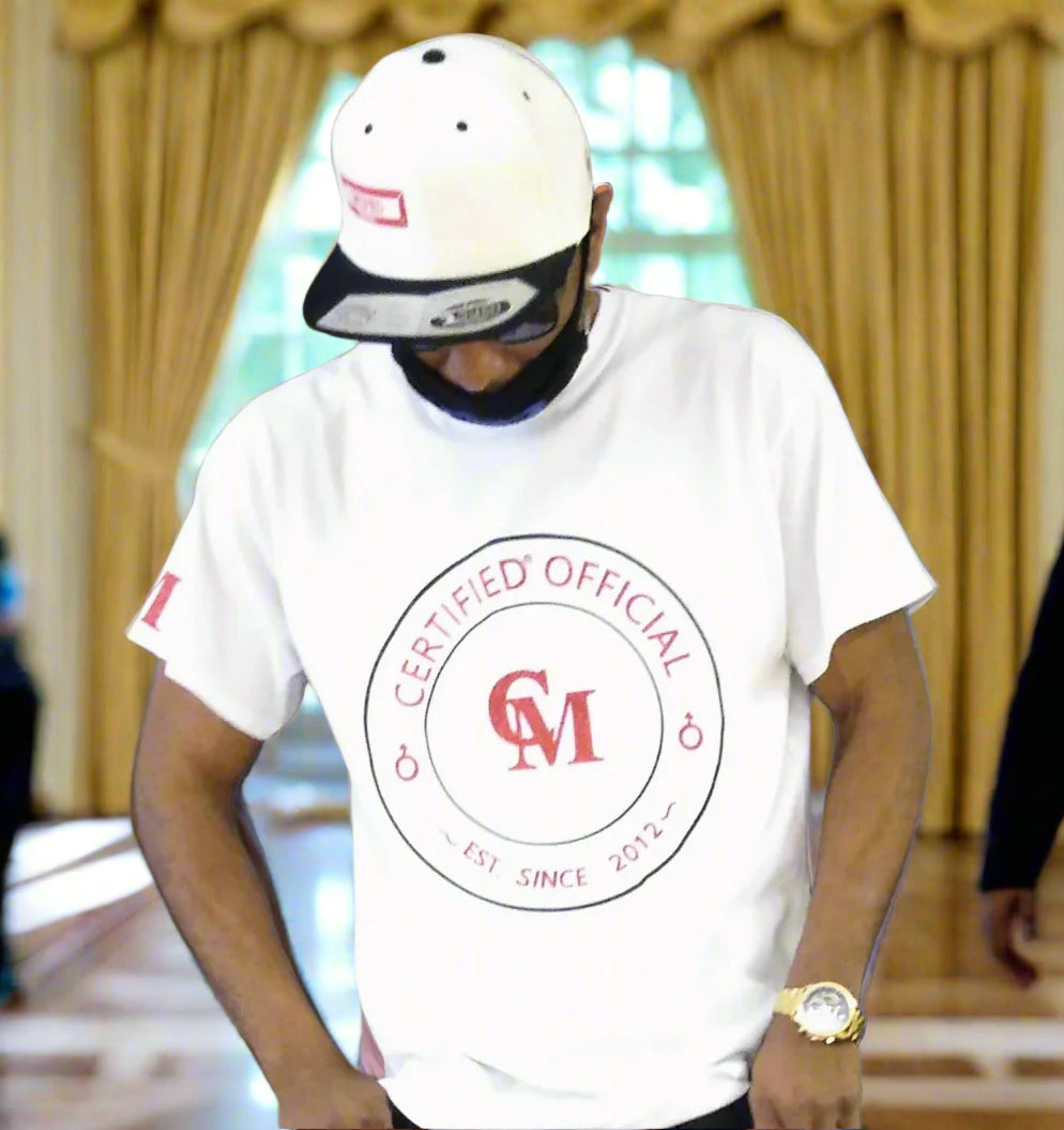 CMALE > SHIRT OF ARMZ: MEN'S FASHION SLIM FIT CREW NECK SHIRT; SHORT SLEEVE; ORIGINAL DESIGN; VINYL PRINT.